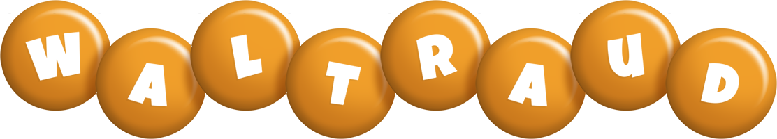 Waltraud candy-orange logo