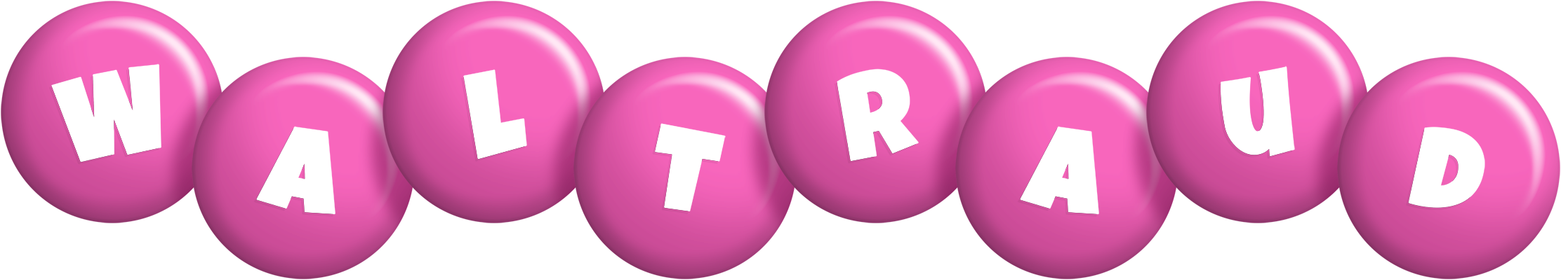 Waltraud candy-pink logo