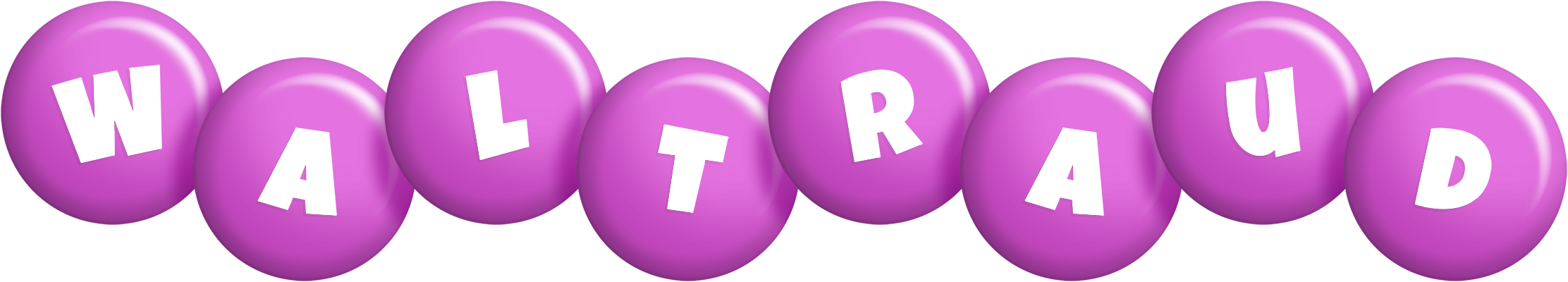 Waltraud candy-purple logo