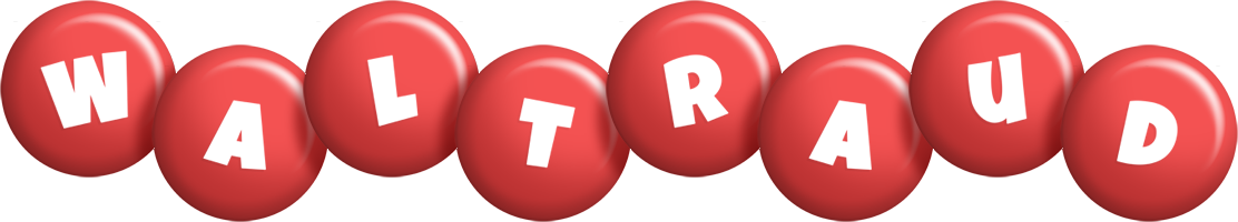 Waltraud candy-red logo