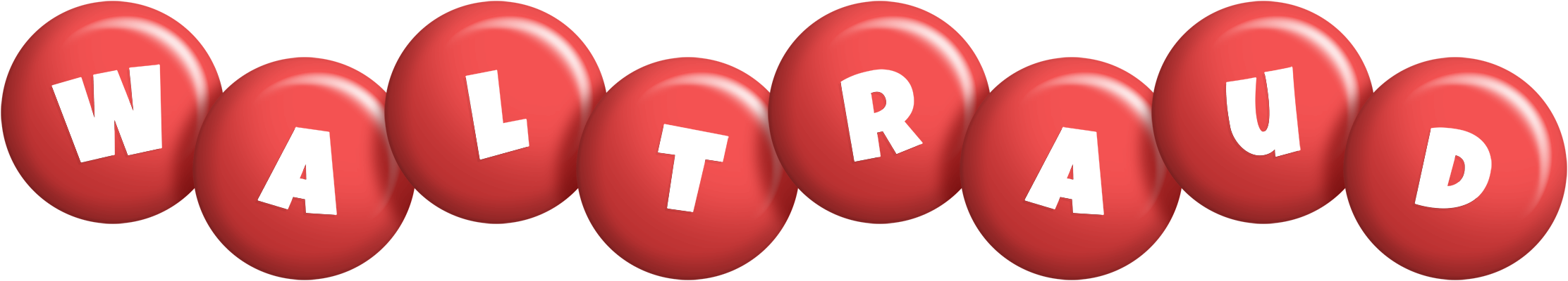 Waltraud candy-red logo