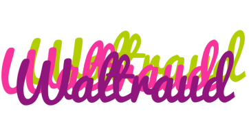 Waltraud flowers logo