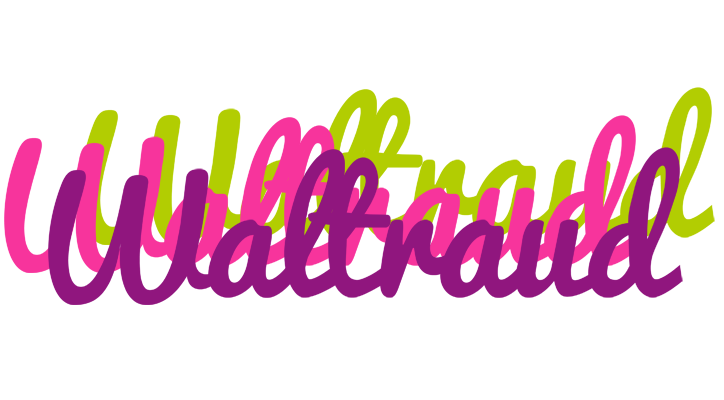 Waltraud flowers logo