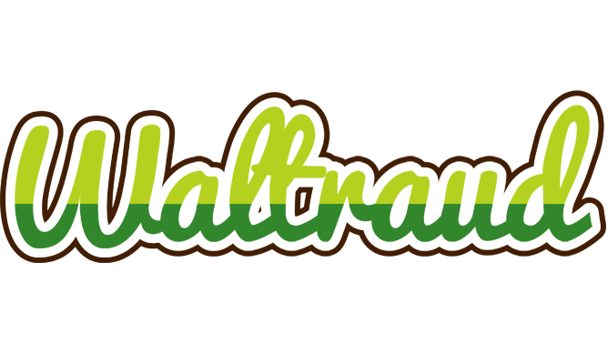 Waltraud golfing logo