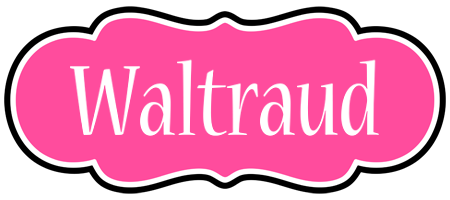 Waltraud invitation logo