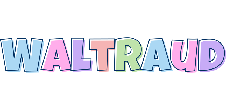 Waltraud pastel logo