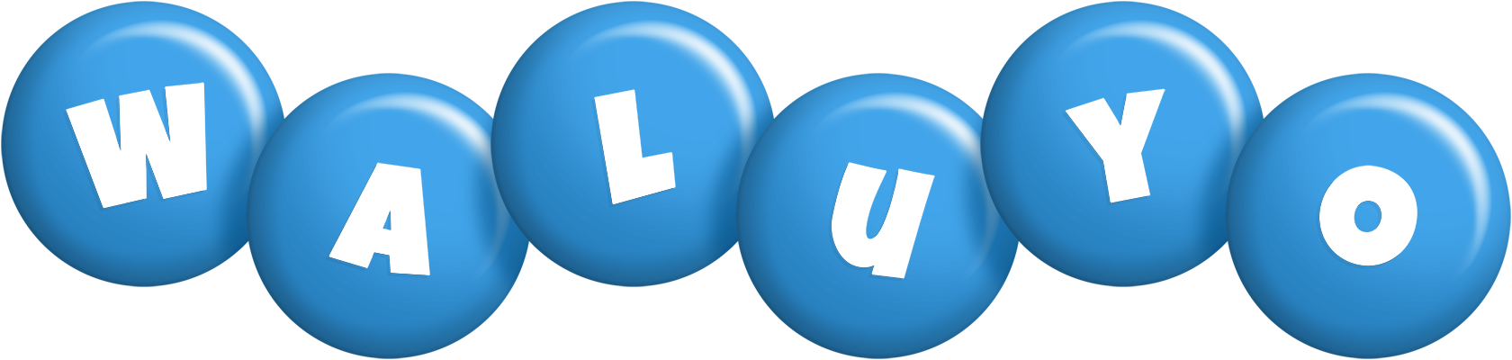 Waluyo candy-blue logo
