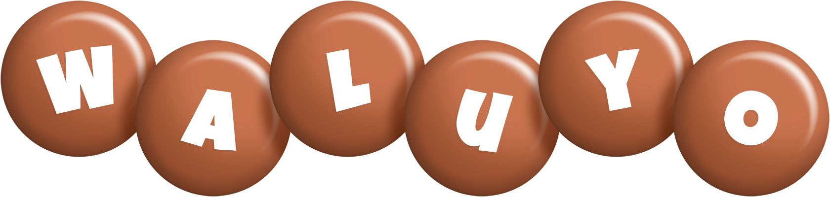 Waluyo candy-brown logo