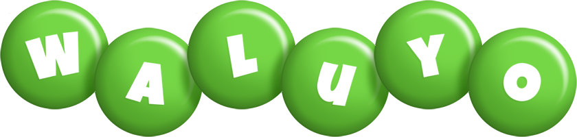 Waluyo candy-green logo