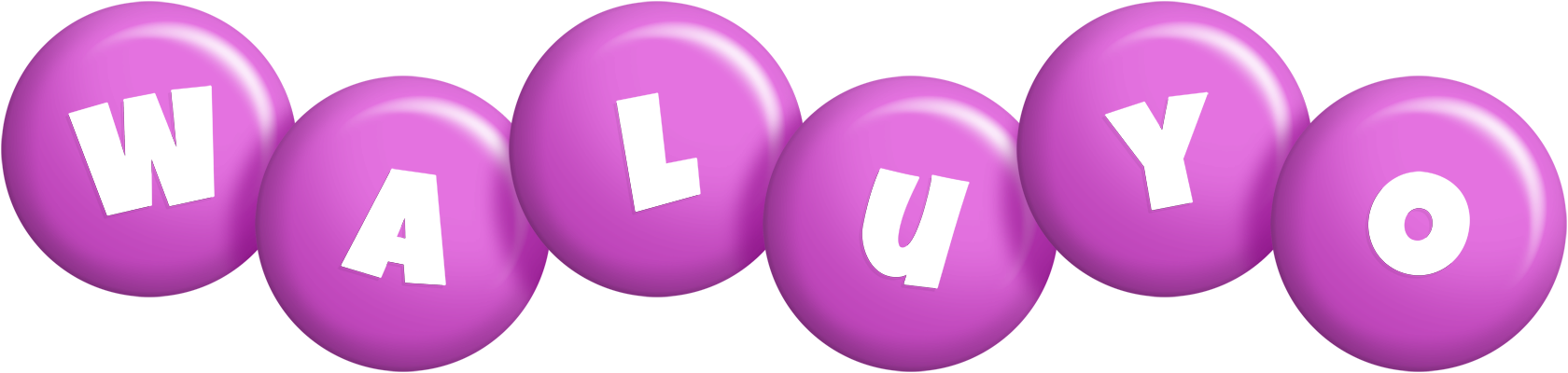 Waluyo candy-purple logo