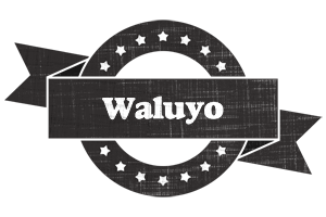 Waluyo grunge logo