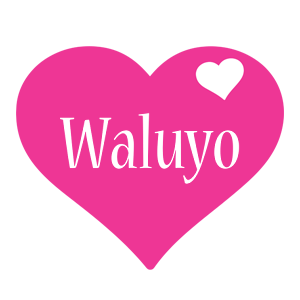 Waluyo love-heart logo