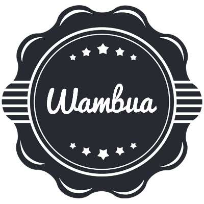 Wambua badge logo