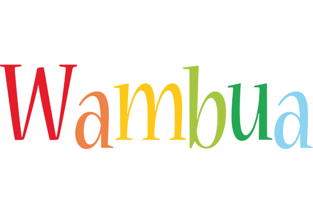 Wambua birthday logo