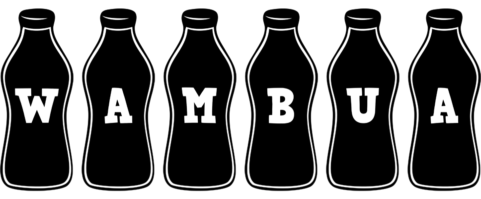 Wambua bottle logo