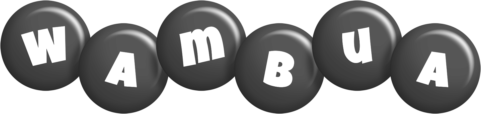 Wambua candy-black logo