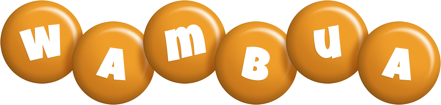 Wambua candy-orange logo