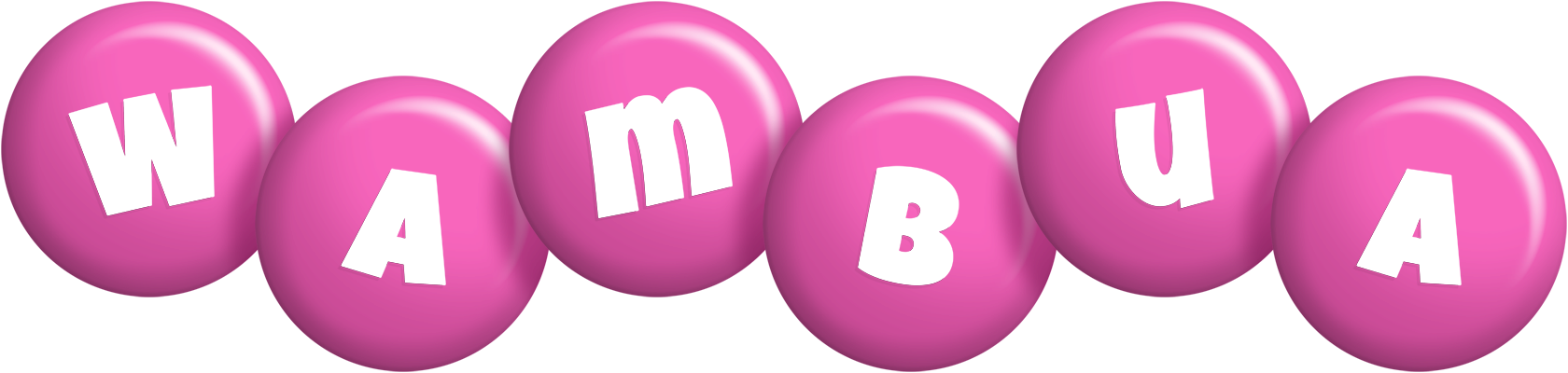 Wambua candy-pink logo