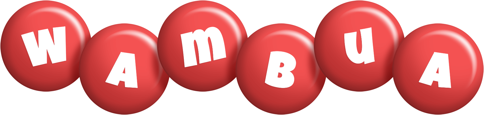 Wambua candy-red logo