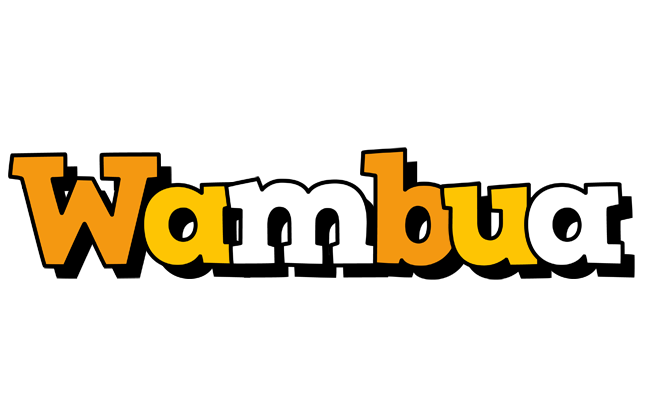Wambua cartoon logo