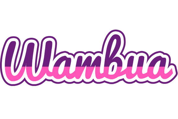 Wambua cheerful logo