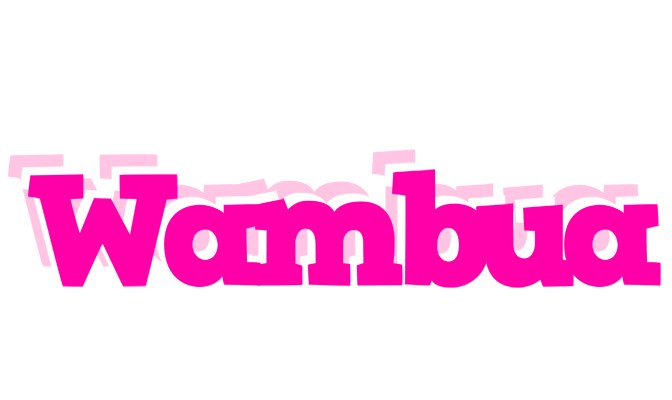 Wambua dancing logo