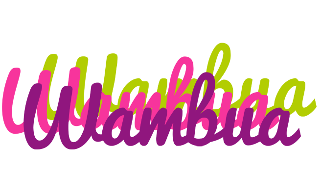 Wambua flowers logo