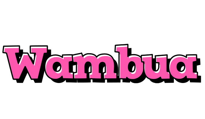 Wambua girlish logo