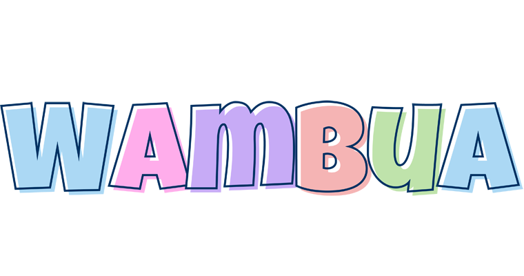 Wambua pastel logo