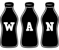 Wan bottle logo