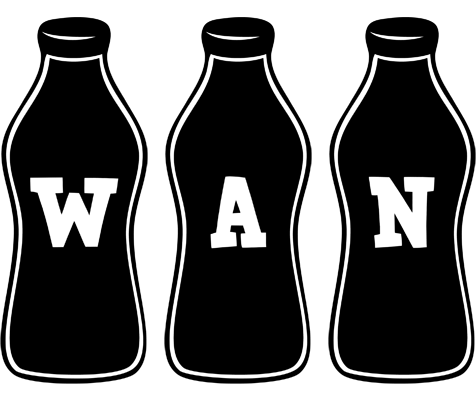 Wan bottle logo