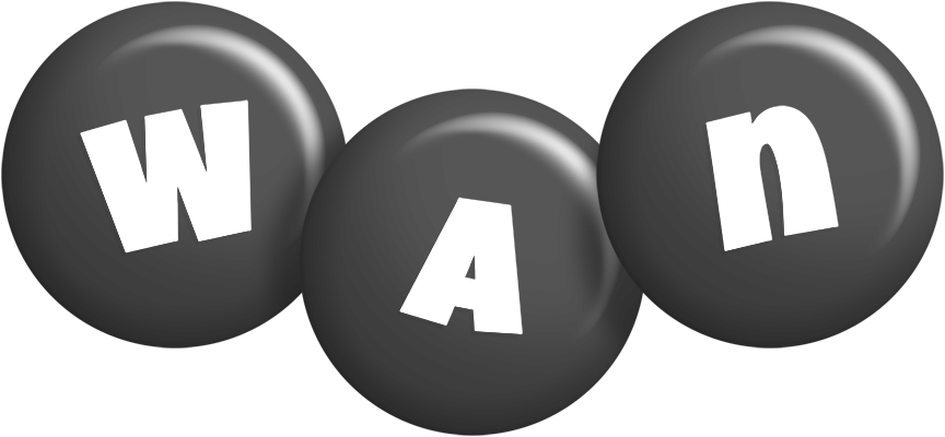 Wan candy-black logo