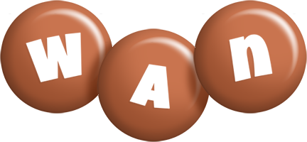 Wan candy-brown logo