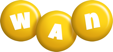 Wan candy-yellow logo