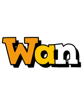 Wan cartoon logo