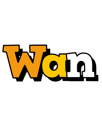 Wan cartoon logo