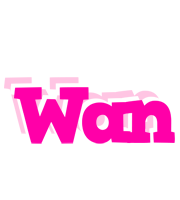 Wan dancing logo