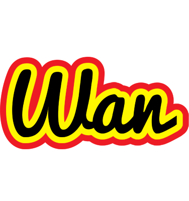Wan flaming logo