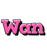 Wan girlish logo