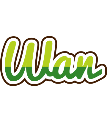 Wan golfing logo