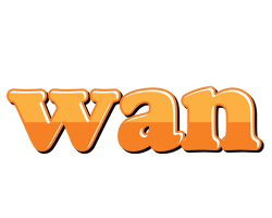 Wan orange logo