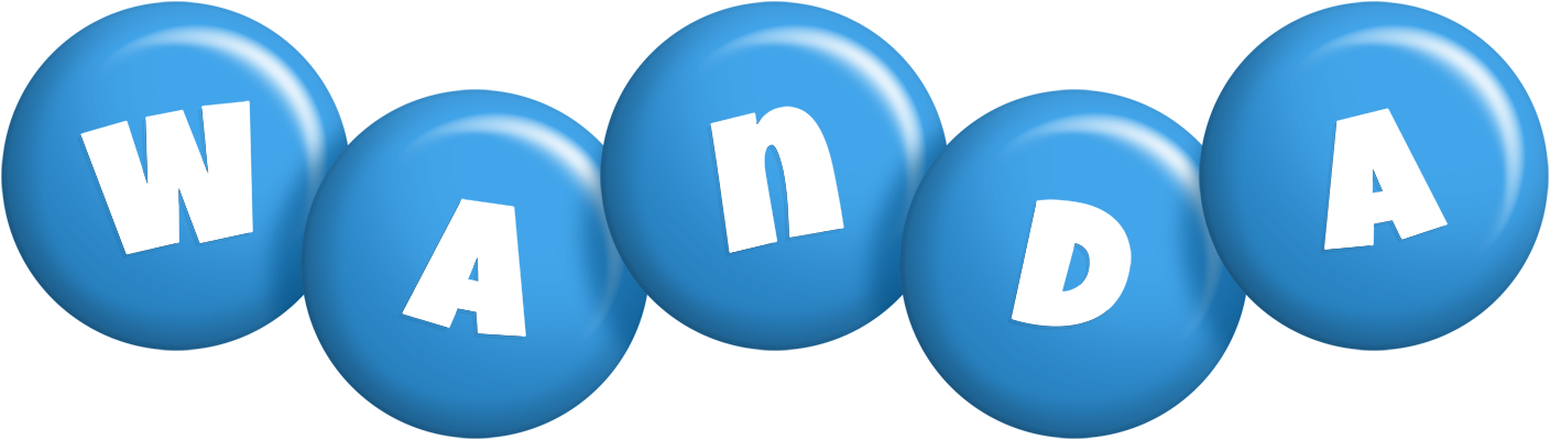 Wanda candy-blue logo