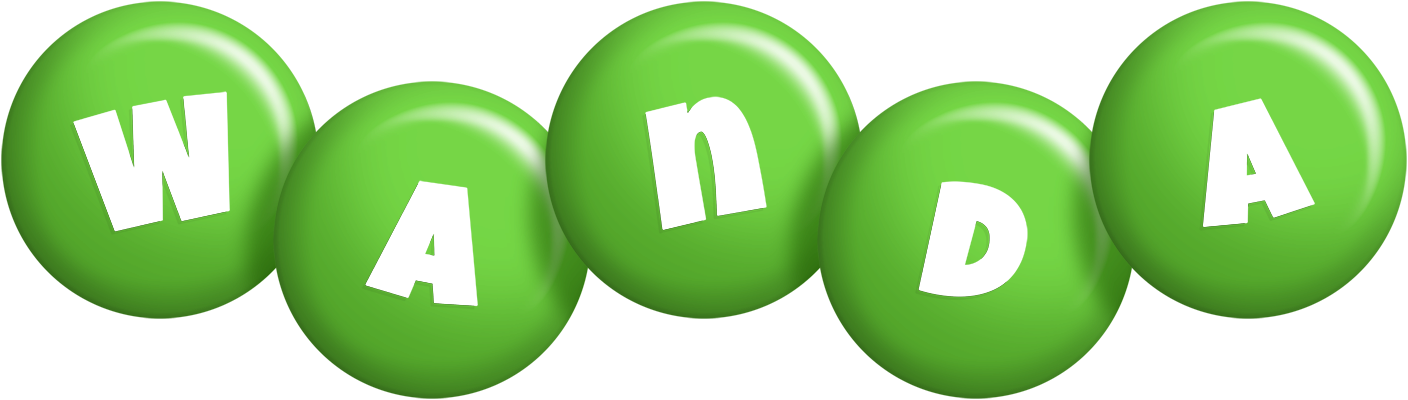 Wanda candy-green logo