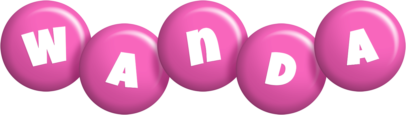 Wanda candy-pink logo