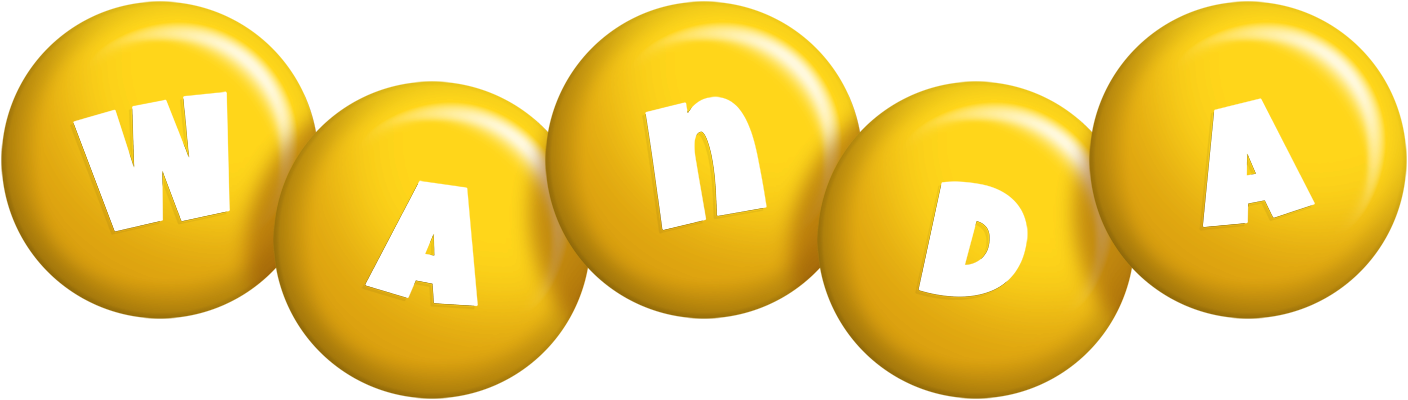 Wanda candy-yellow logo