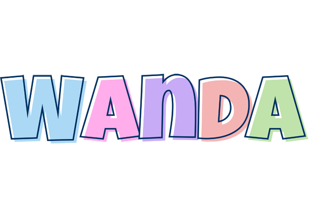Wanda pastel logo