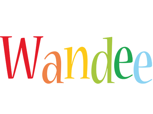 Wandee birthday logo