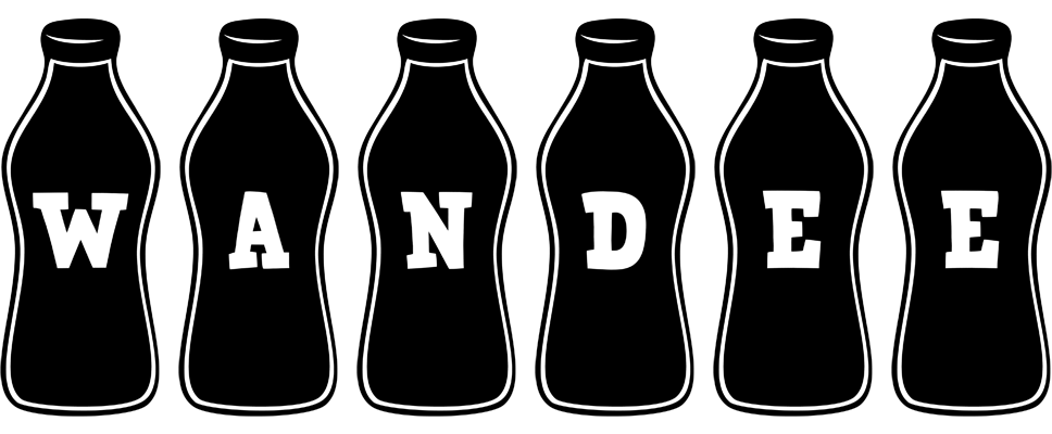 Wandee bottle logo