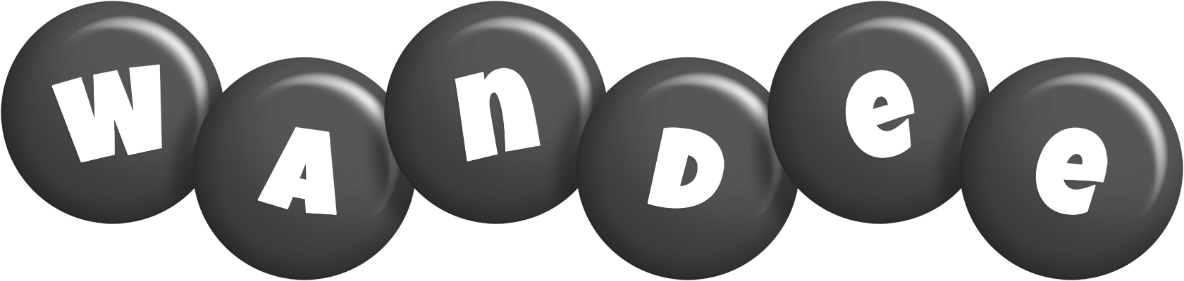 Wandee candy-black logo