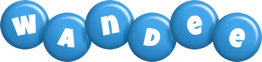 Wandee candy-blue logo